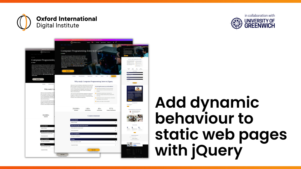 Introduction to JQuery - OI Digital Institute